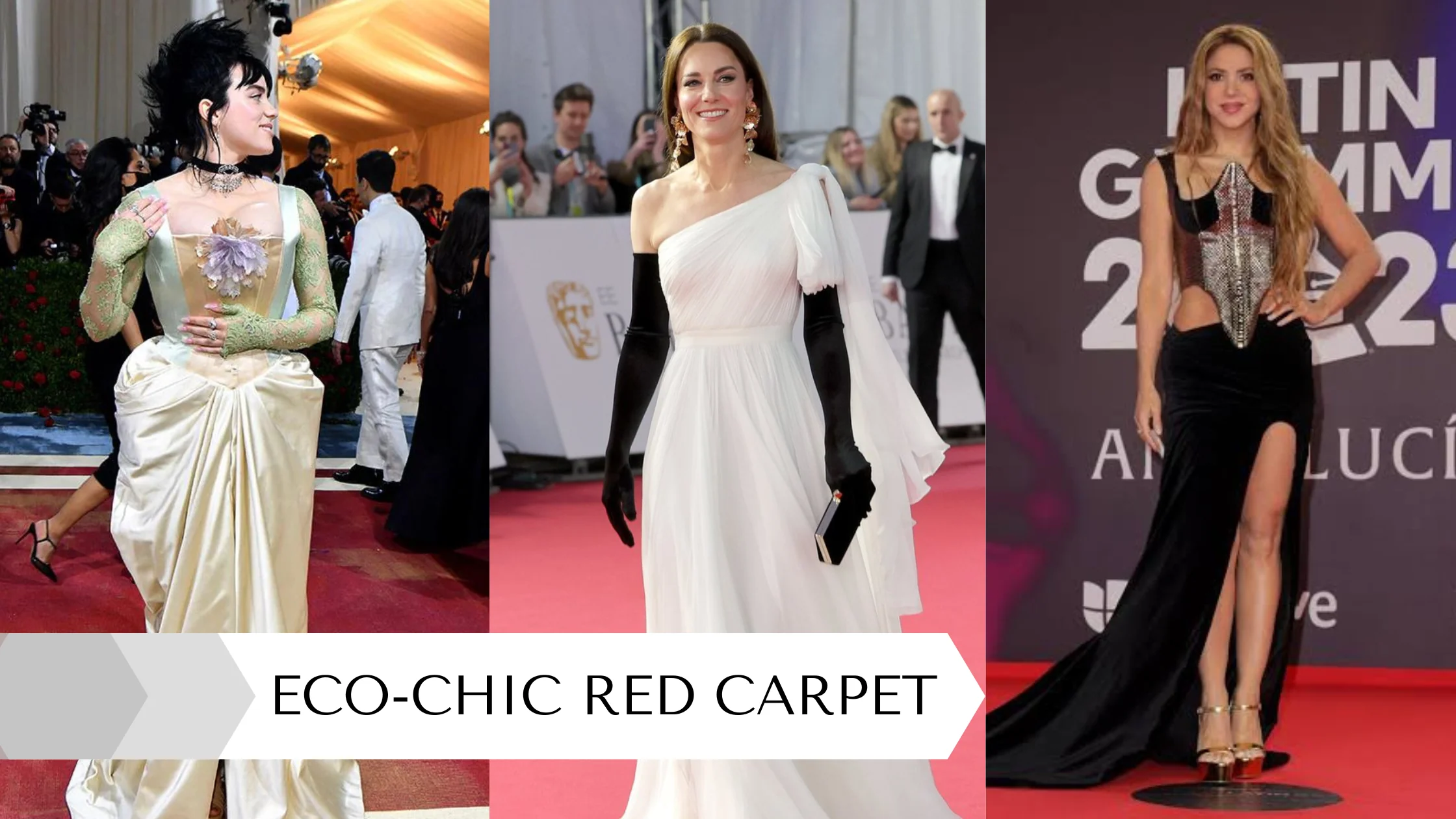 Eco fashion red carpet